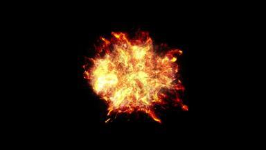 魔法法术爆炸火焰气波粒子素材